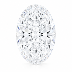 Aurora Bloom Oval lab based Diamond color D VVS1 -clarity