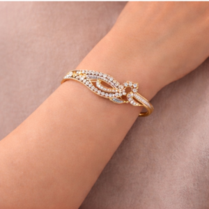 Aurevella SereneVine Diamond Bracelet