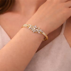 Aurevella TwinBloom Diamond Bracelet