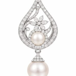 Aurevella Lunaria Pearl Drop Pendant