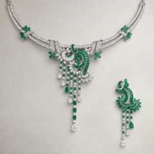 Aurevella celestine cascade necklace set