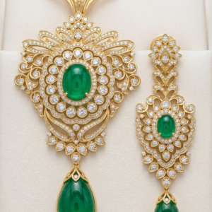 Aurevella Verdelis Crown Cascade Set