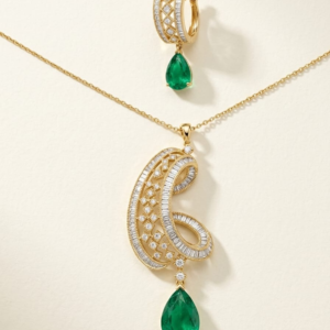 Aurevella Zevarra Emerald Arc Drop Set