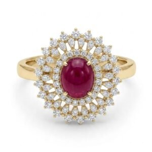 The Crimson Blossom Ring